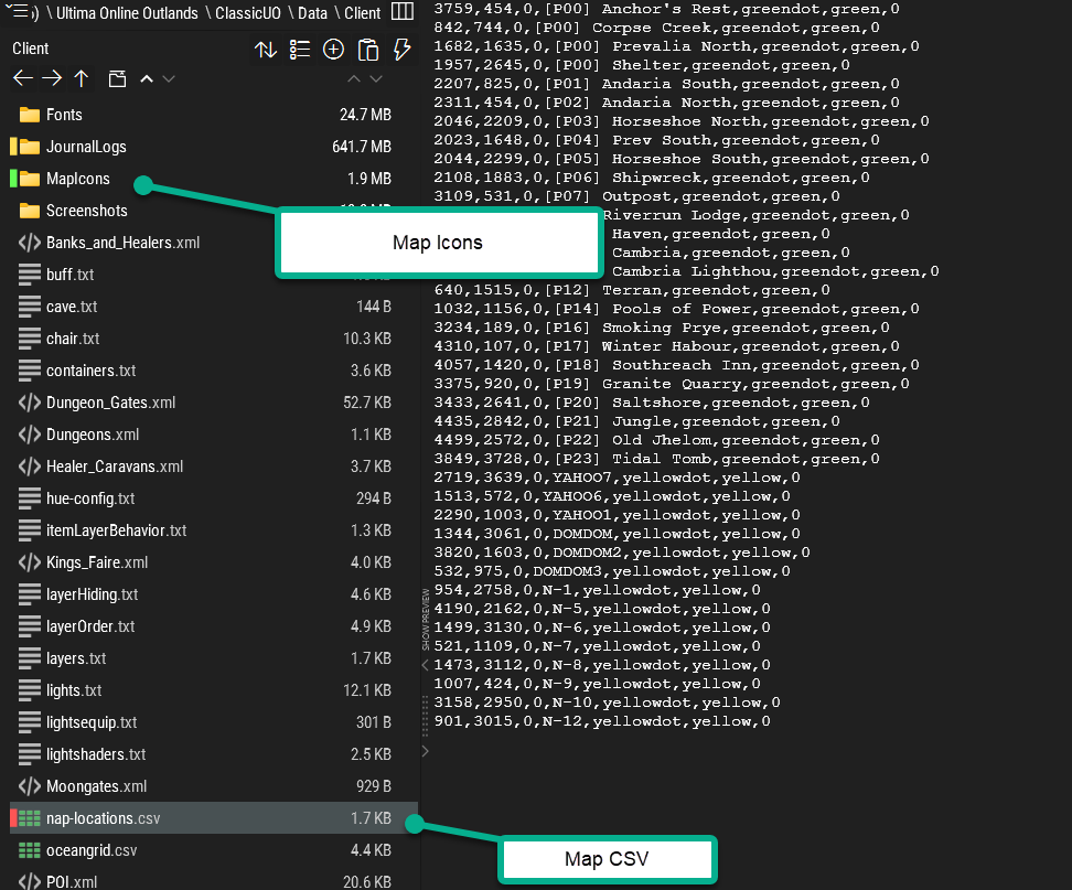 Extract icons into MapIcons folder